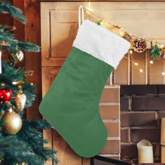 Ryvnso Christmas Stockings Army Green 17.7" Large Stocking Decoration 2 Pack