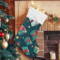 thumbnail image 1 of Ryvnso Christmas Stockings Christmas Gifts and Stars 17.7" Large Stocking Decoration 1 Pack, 1 of 7