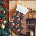 thumbnail image 1 of Ryvnso Christmas Stockings Christmas Golden Nutcracker 17.7" Large Stocking Decoration 2 Pack, 1 of 7