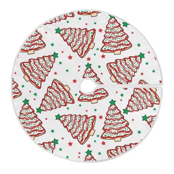 Ryvnso Christmas Tree Skirt Christmas Tree Cakes Xmas Tree Skirts Ornament Home Decorations 47.2"