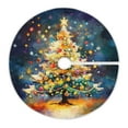 thumbnail image 1 of Ryvnso Christmas Tree Skirt Christmas Tree Xmas Tree Skirts Ornament Home Decorations 35.4", 1 of 6