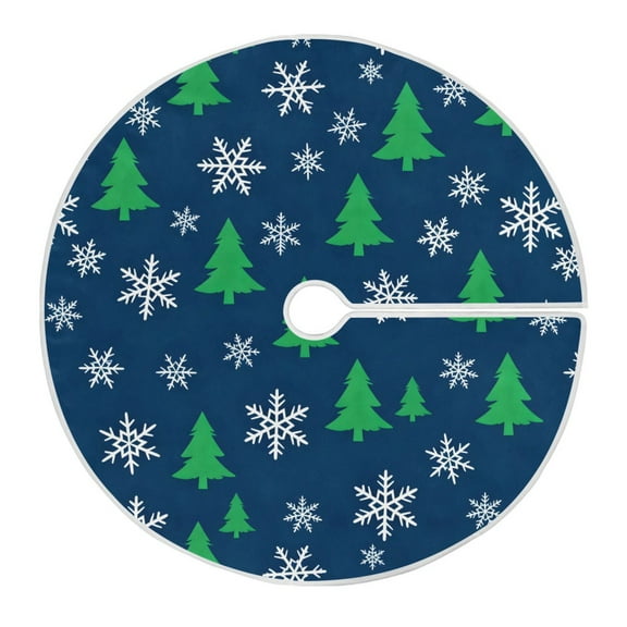 Ryvnso Christmas Tree Skirt Christmas Trees Xmas Tree Skirts Ornament Home Decorations 35.4"
