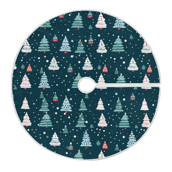 Ryvnso Christmas Tree Skirt Christmas Trees Xmas Tree Skirts Ornament Home Decorations 35.4"