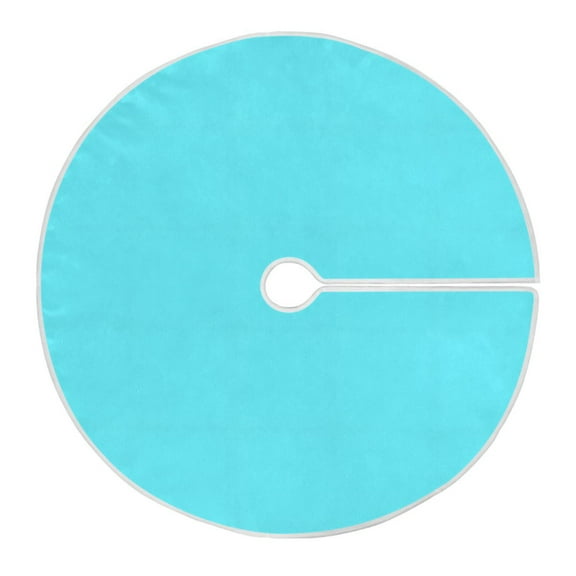 Ryvnso Christmas Tree Skirt Light Blue Xmas Tree Skirts Ornament Home Decorations 35.4"