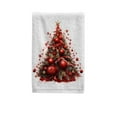 thumbnail image 1 of Ryvnso Christmas Trees with Red Hand Towels for Bathroom Cotton Face Towel Decorative 15.5x29.5 inch, 1 of 7