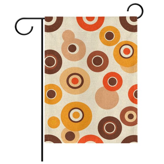 Ryvnso Circle Pattern Garden Flag 28x40 Inch Double Sided Seasonal Yard Decoration
