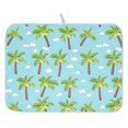 thumbnail image 1 of Ryvnso Coconut Palm Tree Dish Drying Mat for Kitchen Countertop 18x24 Large Dish Pad Drainer Rack Dish Sink Mats, 1 of 7