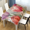 thumbnail image 1 of Ryvnso Colorful Tulip Rectangle Table Cloth Tablecover Dinning Tablecloth 60"x120", 1 of 8