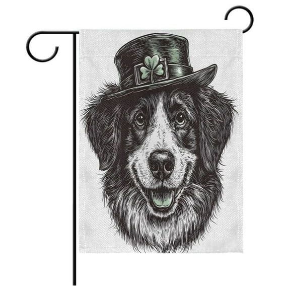 Ryvnso Cool Dog Garden Flag 12x18 Inch Double Sided Seasonal Yard Decoration