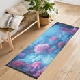 thumbnail image 1 of Ryvnso Coral Sea View Bedroom Runner Rug 2'x6' Hallway Area Carpet Non Slip Entryway Mat with Tassels, 1 of 8