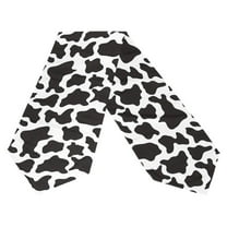 Ryvnso Cow Print Table Runner Tablecloth Home Decoration 13 x 70 inches