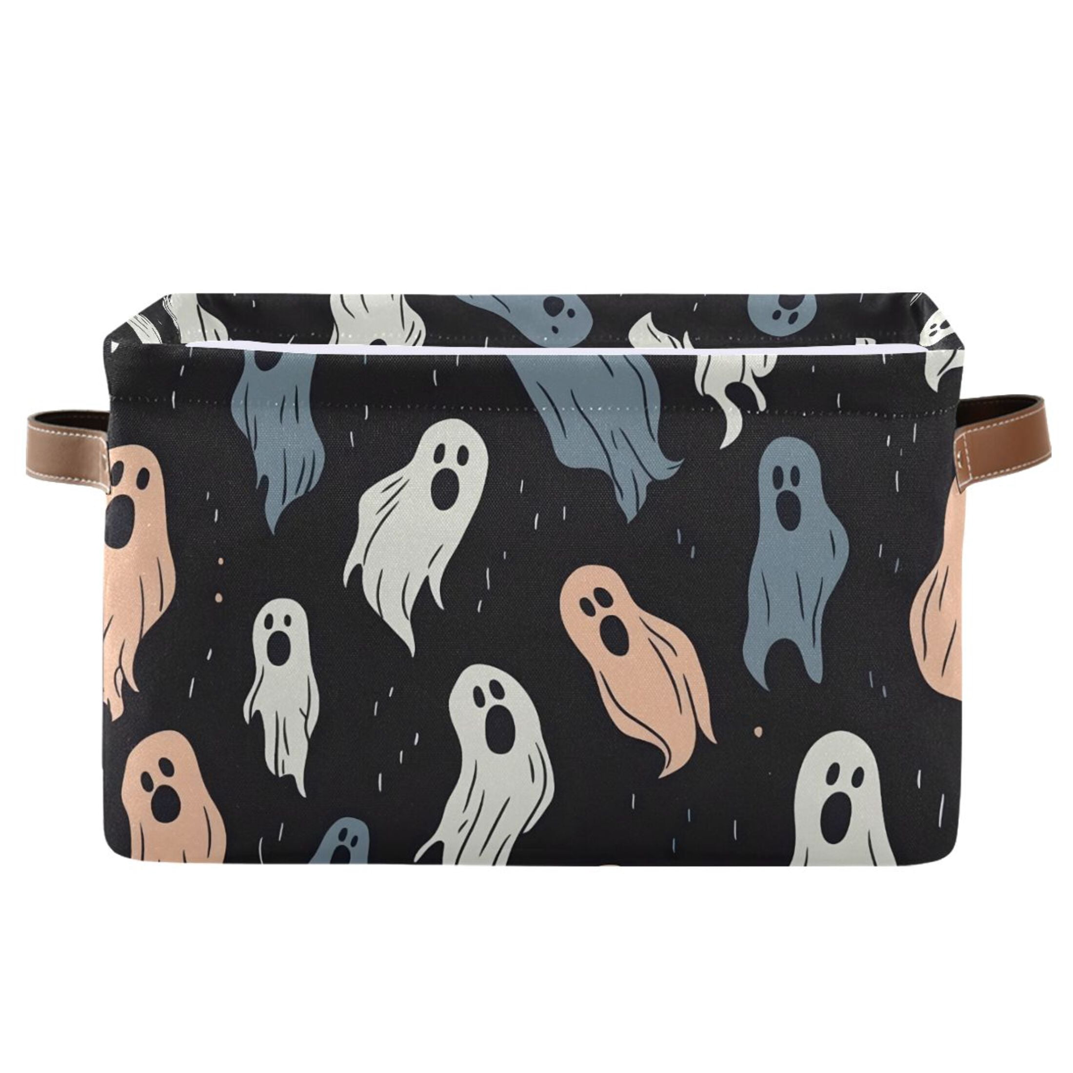 Ryvnso Cute Cartoon Ghosts Storage Basket Large Bin Foldable Boxes Toys ...