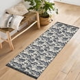 thumbnail image 1 of Ryvnso Cute Doodle Dogs-a1 Bedroom Runner Rug 2'x6' Hallway Area Carpet Non Slip Entryway Mat with Tassels, 1 of 8