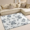 thumbnail image 1 of Ryvnso Cute Koala Leaves Area Floor Rugs Soft Non-Slip Large Mats Nursery Carpets 63" x 48", 1 of 7