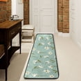 thumbnail image 1 of Ryvnso Daisy Floral Pattern Hallway Runner Rugs Floor Carpet Non Slip Entryway Mat 2' x 6', 1 of 7