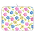 thumbnail image 1 of Ryvnso Daisy Flowers Dish Drying Mat for Kitchen Countertop 18x24 Large Dish Pad Drainer Rack Dish Sink Mats, 1 of 7