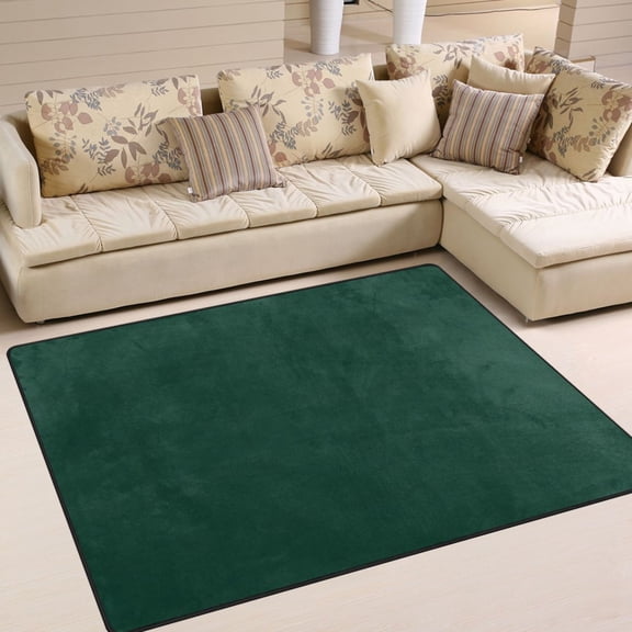 Ryvnso Dark Green Paint Area Floor Rugs Soft Non-Slip Large Mats Nursery Carpets 63" x 48"