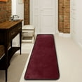 thumbnail image 1 of Ryvnso Dark Red Hallway Runner Rugs Floor Carpet Non Slip Entryway Mat 2' x 6', 1 of 7
