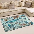thumbnail image 1 of Ryvnso Dolphin and Octopus Area Floor Mat Non-Slip Carpet Soft Rugs Doormats 31" x 20", 1 of 7