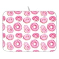 thumbnail image 1 of Ryvnso Donut Pattern Dish Drying Mat for Kitchen Countertop 18x24 Large Dish Pad Drainer Rack Dish Sink Mats, 1 of 7