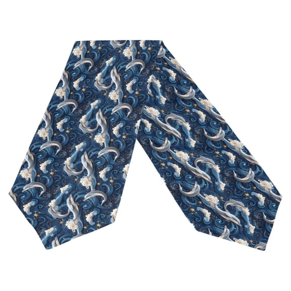 Ryvnso Dreamy Dolphins Table Runner Tablecloth Home Decoration 13 x 70 inches