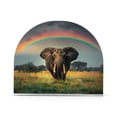 thumbnail image 1 of Ryvnso Elephant and Rainbow Acrylic Napkin Holder Table Kitchen Paper Tissue Organization, 1 of 7