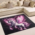 thumbnail image 1 of Ryvnso Ethnic Unicorn Area Rug Floor Mats Non-Slip Home Carpet 63 x 48 inch, 1 of 7