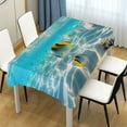 thumbnail image 1 of Ryvnso Fish Undersea View Rectangle Table Cloth Tablecover Dinning Tablecloth 60"x90", 1 of 8