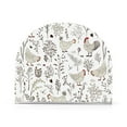 thumbnail image 1 of Ryvnso Floral Chicken Leaves Acrylic Napkin Holder Table Kitchen Paper Tissue Organization 1 Pack, 1 of 7