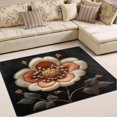 thumbnail image 1 of Ryvnso Flower Area Rug Floor Mats Non-Slip Home Carpet 63 x 48 inch, 1 of 7