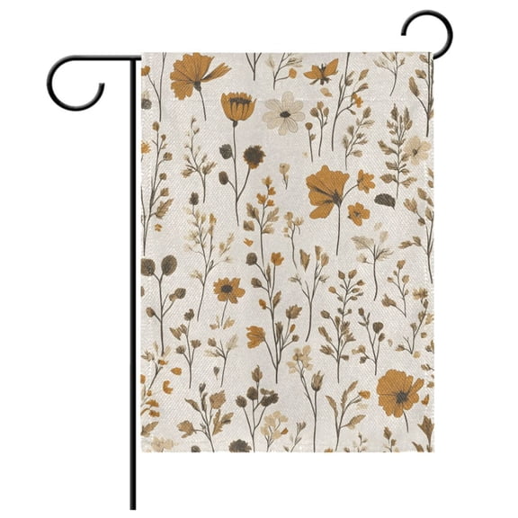 Ryvnso Flower-a1 Pattern Garden Flag 12x18 Inch Double Sided Seasonal Yard Decoration