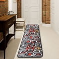 thumbnail image 1 of Ryvnso Funny Line Geometry Pattern Hallway Runner Rugs Floor Carpet Non Slip Entryway Mat 2' x 6', 1 of 7