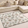 thumbnail image 1 of Ryvnso Geometric Dinosaur Cartoon Area Rug Floor Mats Non-Slip Home Carpet 80 x 58 inch, 1 of 7