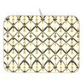 thumbnail image 1 of Ryvnso Geometric Pattern Dish Drying Mat for Kitchen Countertop 18x24 Large Dish Pad Drainer Rack Dish Sink Mats, 1 of 7