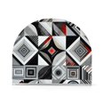thumbnail image 1 of Ryvnso Geometric Plaid Checkered Pattern Acrylic Napkin Holder Table Kitchen Paper Tissue Organization, 1 of 7