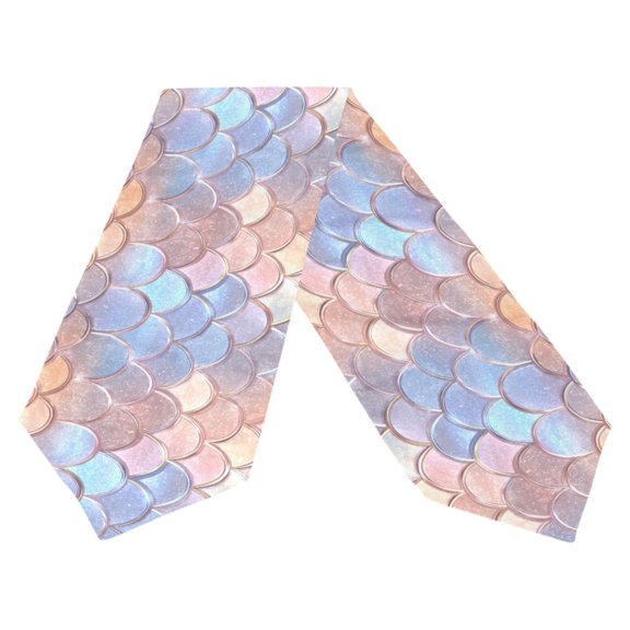 Ryvnso Glittering Scales Table Runner Tablecloth Home Decoration 13 x 90 inches