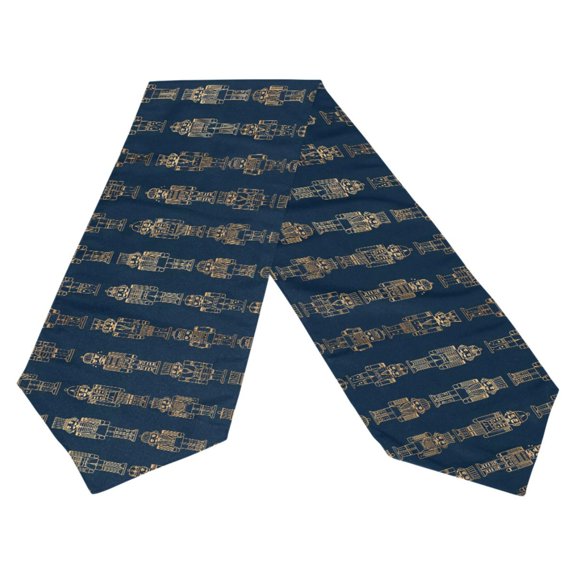 Ryvnso Golden Nutcrackers Table Runner Tablecloth Home Decoration 13 x 90 inches
