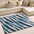 thumbnail image 1 of Ryvnso Gradient Zebra Pattern Area Rug Floor Mats Non-Slip Home Carpet 63 x 48 inch, 1 of 7