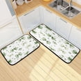 thumbnail image 1 of Ryvnso Green Bows Kitchen Rugs Set Non Slip Runner Mats for Dining Room, 1 of 7