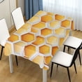 thumbnail image 1 of Ryvnso Honey Rectangle Table Cloth Tablecover Dinning Tablecloth 54"x54", 1 of 8