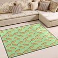 thumbnail image 1 of Ryvnso Hot Dogs Area Rug Floor Mats Non-Slip Home Carpet 63 x 48 inch, 1 of 7