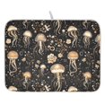 thumbnail image 1 of Ryvnso Jellyfish Pattern Dish Drying Mat for Kitchen Countertop 18x24 Large Dish Pad Drainer Rack Dish Sink Mats, 1 of 7