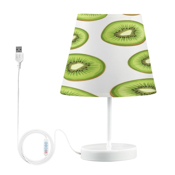 Ryvnso LED Bedside Table Lamp Kiwi-fruits Bedroom Desk Lamps Nightstand Lampshade M