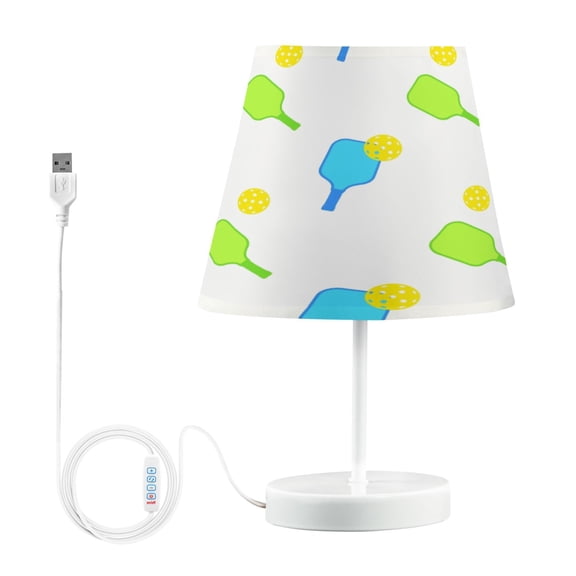 Ryvnso LED Bedside Table Lamp Pickle Balls Bedroom Desk Lamps Nightstand Lampshade M