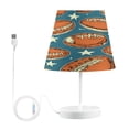 thumbnail image 1 of Ryvnso LED Bedside Table Lamp Rugby Stars Football Bedroom Desk Lamps Nightstand Lampshade M, 1 of 7