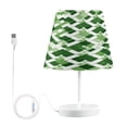 thumbnail image 1 of Ryvnso LED Bedside Table Lamp St Patrick Checkered Grid Bedroom Desk Lamps Nightstand Lampshade M, 1 of 7
