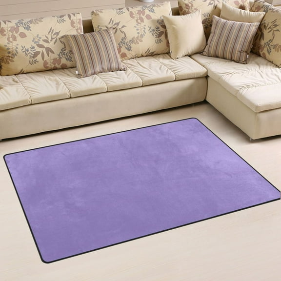 Ryvnso Lavender Purple Area Floor Mat Non-Slip Carpet Soft Rugs Doormats 60" x 39"