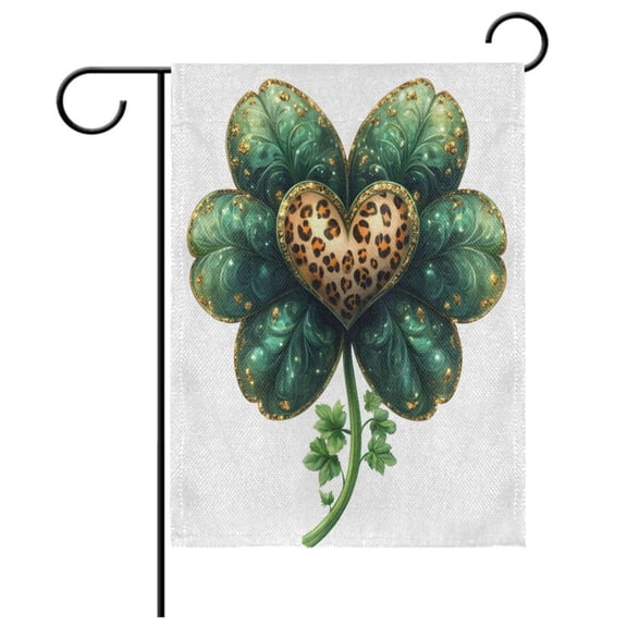 Ryvnso Leaf Heart Garden Flag 12x18 Inch Double Sided Seasonal Yard Decoration
