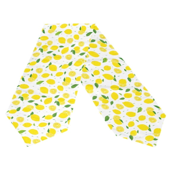 Ryvnso Lemon Drops Table Runner Tablecloth Home Decoration 13 x 70 inches