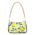 thumbnail image 1 of Ryvnso Lemon and Leaf Womens Chain Shoulder Bag Tote Handbags Clutch Hobo Purse with Zipper for Travel, 1 of 7